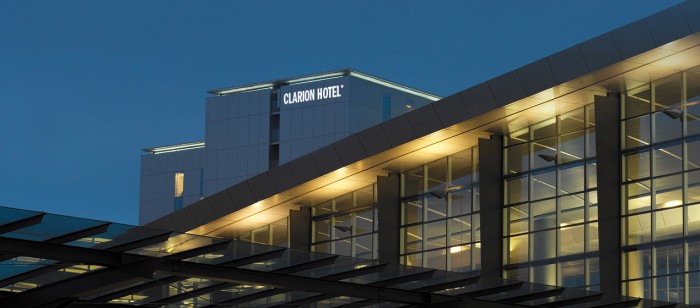 There will be one Clarion Hotel and one  Comfort Hotel. 