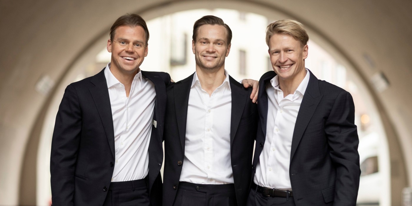 Hampus Ållemark, Hannes Kimari and Emil Westman.