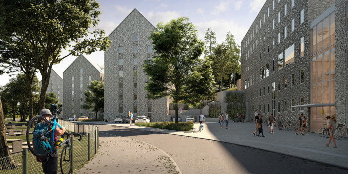 Skanska builds student apartments in Gothenburg.