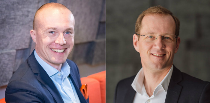 Harri Retkin, CIO of Avara, and Mika Savolainen, CEO.