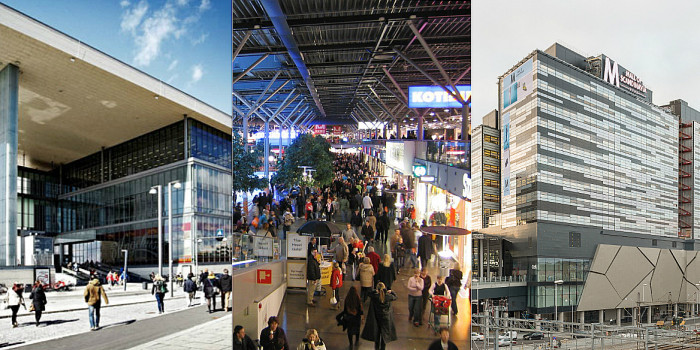 Three of the top ten malls in the Nordics: Field's, Ideapark and Westfield Mall of Scandinavia.