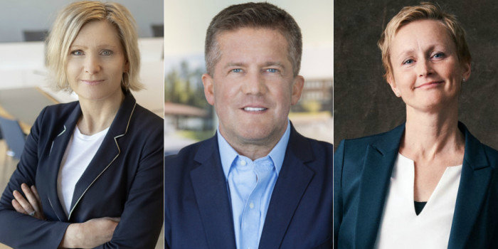 How much have Caroline Arehult (CEO of Hemfosa), Ilija Baltjan (CEO of SBB) and Stina Lindh Hök (COO of Nyfosa) acquired so far in 2019?