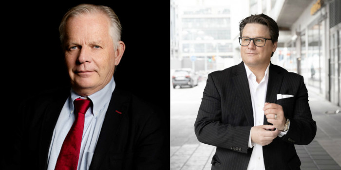 Jan-Erik Höjvall, CEO of Amasten, and Mattias Lundgren, CEO of SSM.