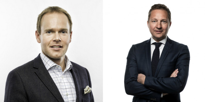 Jussi Rouhento, Managing Director Catella Asset Management, and Fredrik Jonsson, CEO of Niam.