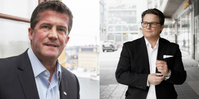 Ilija Batljan, CEO of SBB, and Mattias Lundgren, CEO of SSM.