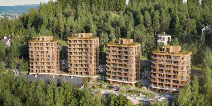 AF Gruppen acquires 50 percent of a housing project in Oslo.