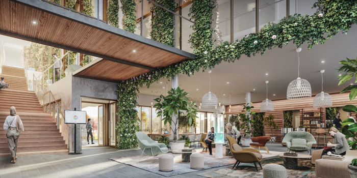 The Eden development project in Malmö’s Hyllie district is Kungsleden’s first Symbiotic Building and will be one of Europe’s most innovative properties aimed at health and well-being.