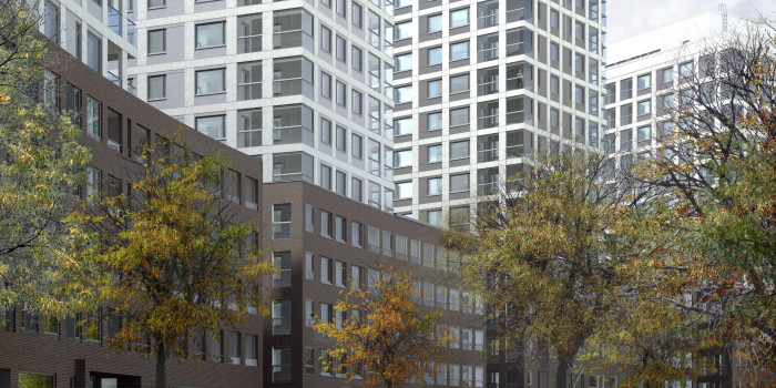 Skanska builds apartments in Helsinki.