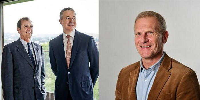 Guy de Picciotto, and Adrian Künzi, UBP, and Fredrik Svensson, Arvid Svensson Invest.