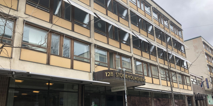 Stockholmshem's office is for sale.