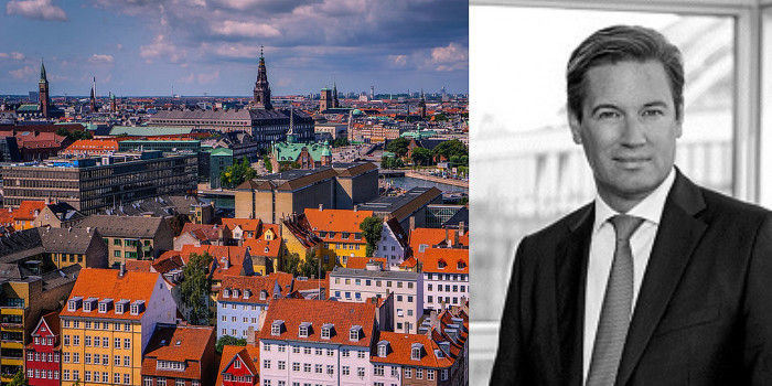 Copenhagen skyline, and Alexander Brüning, Fund Manager at Catella RIM.