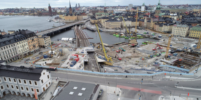 Skanska is reconstructing the Stockholm landmark Slussen.
