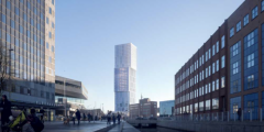 Currently the building is set to be the tallest building in Denmark being 143 meters high.