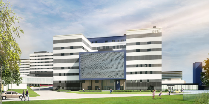 Oulu University Hospital F building.