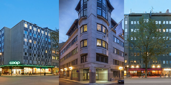 AMF Fastigheter and KPA Pension in triple deal in central Stockholm