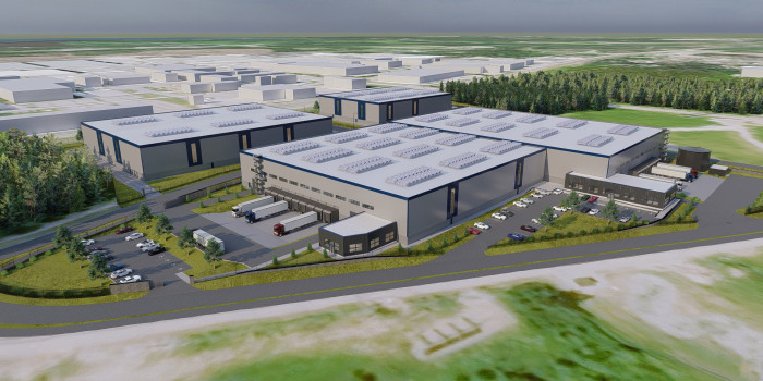 Tritax Eurobox announces that it has completed the acquisition of land and agreed to fund the development of a 17,832 sqm prime sustainable logistics asset for SEK 402 million in  Rosersberg.