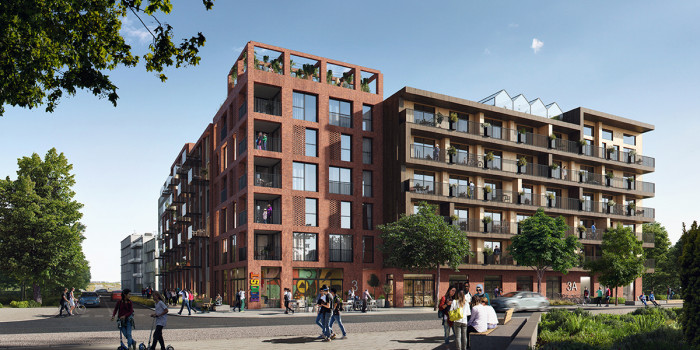 KlaraBo and OBOS ready to start construction of approximately 300 apartments in mixed ownership forms in Malmö.