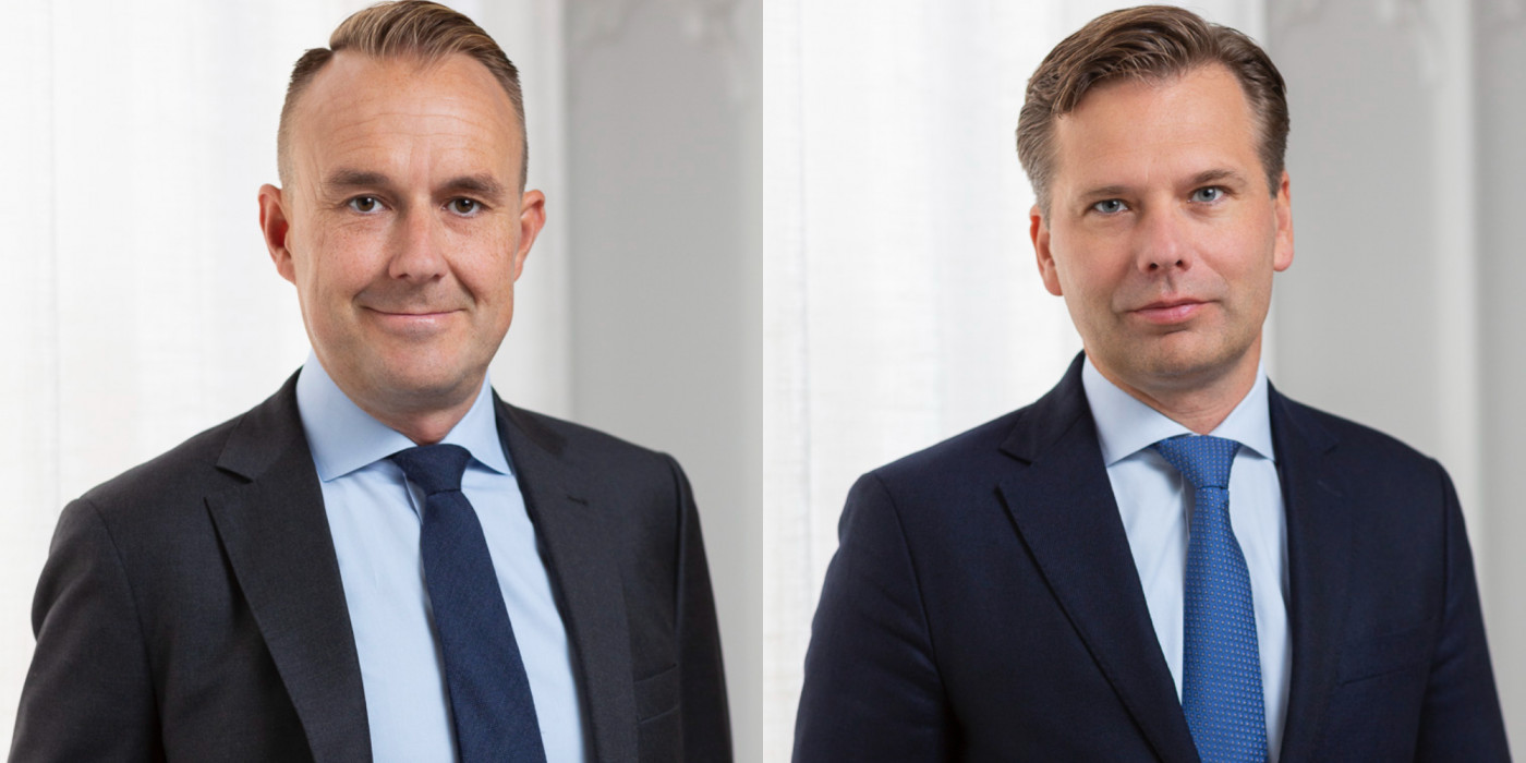 Niklas Zuckerman, CEO of Logistea, and Anders Nordvall, Deputy CEO & Head of Transactions of Logistea.