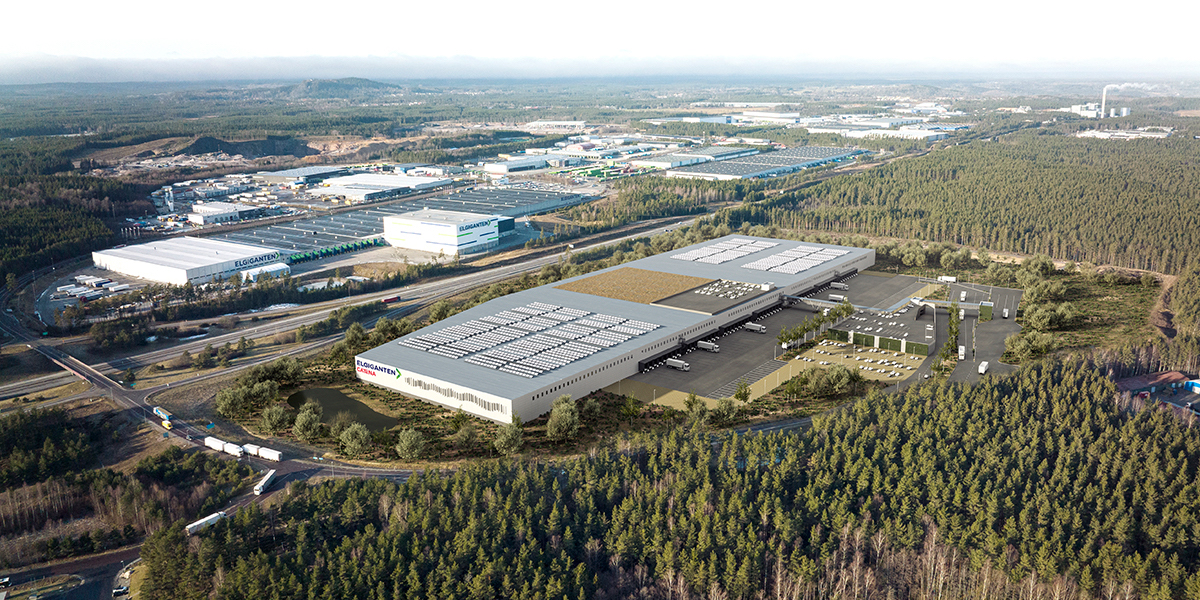Catena to build groundbreaking logistics facility for Elgiganten, investing SEK 813 million.