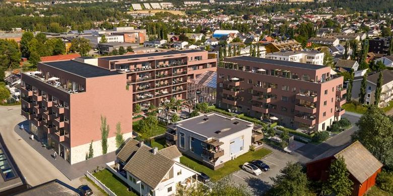 Veidekke has been commissioned by Signaturhagen Bolig AS and Boligbyggelaget TOBB to build a housing project with 72 apartments in the centre of Stjørdal.