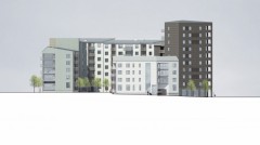 The new apartments in Linköping.