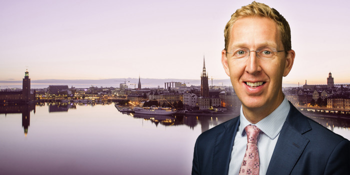 Johan Åström starts Addeo Real Estate. The image is a montage.