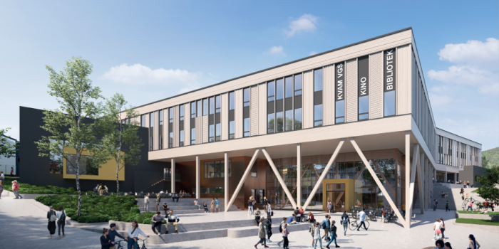 Veidekke to build Kvam upper secondary school in Norheimsund.