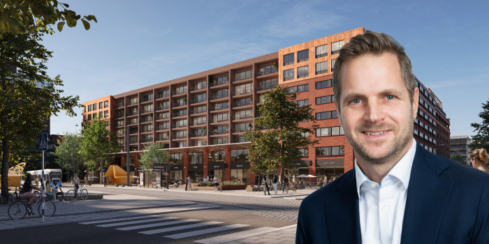 Already this year, Klövern should now be able to start building 800 apartments in Kista, says Rickard Langerfors, head of housing at Nrep.