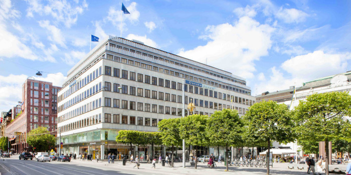 Danske Bank's office at Norrmalmstorg in Stockholm.