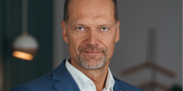 Obos' CEO, Joakim Henriksson.