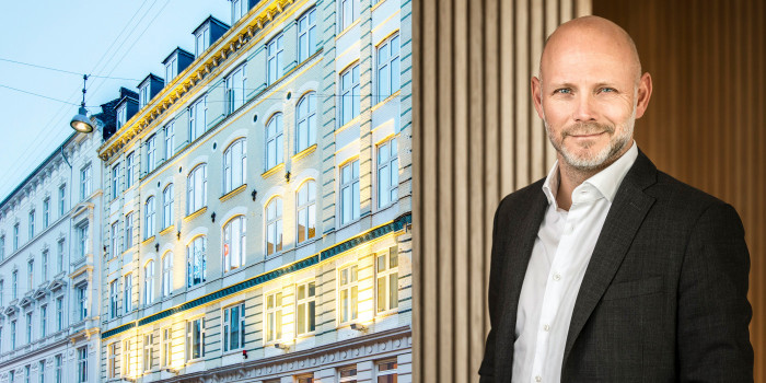 Hotel Mayfair in central Copenhagen and Pandox Chief Commercial Officer, Jonas Törner.