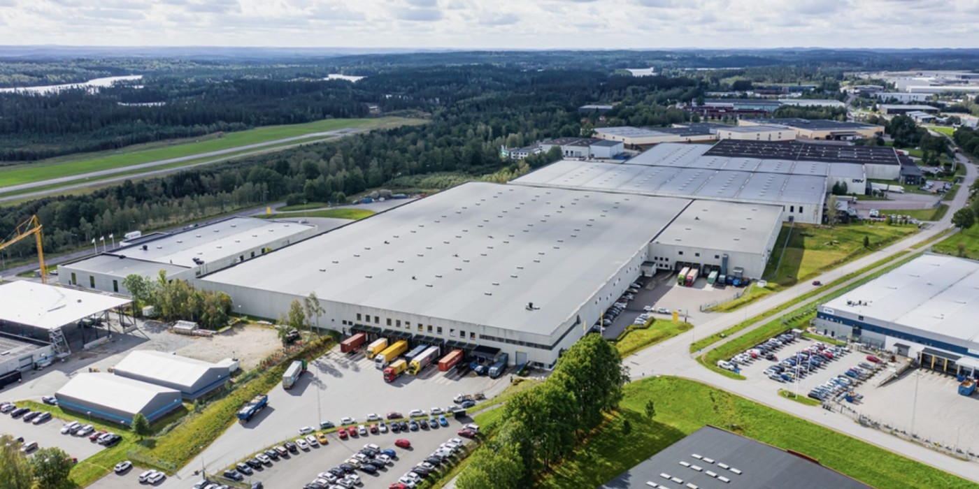 The logistic property in Borås that Niam acquires.