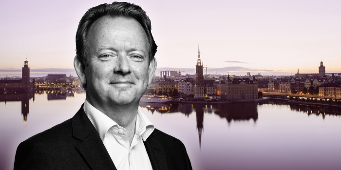 Mikael Lundström, CEO of Svefa. The image is a montage.