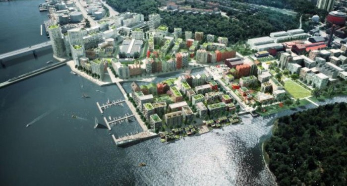 Selvaag Bolig will build homes within Kolkajen and now receives a land reference from the City of Stockholm.