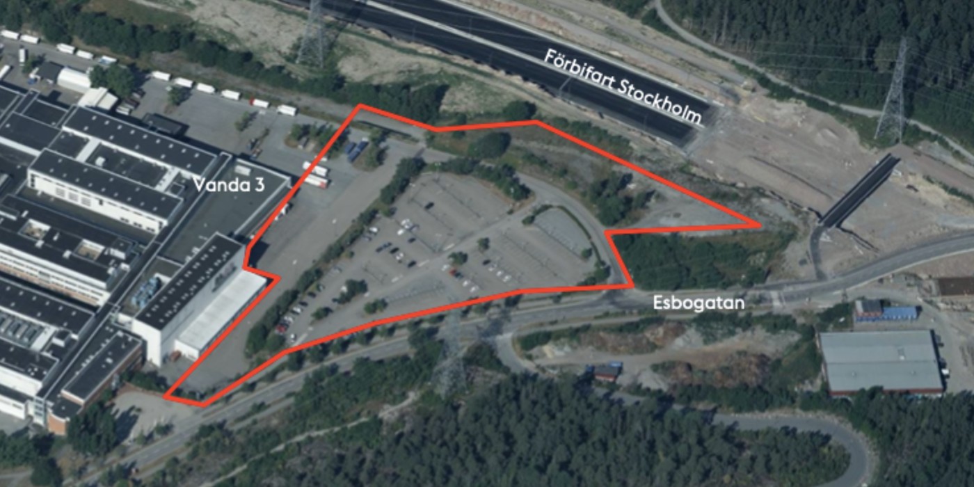 Barings presses on with a 50,000 square meters large project in Akalla, Sweden.